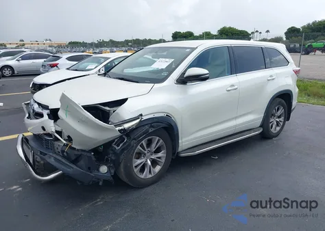 2015 Toyota Highlander Le Plus V6 из США, поврежденный, VIN 5TDBKRFH5FS148168